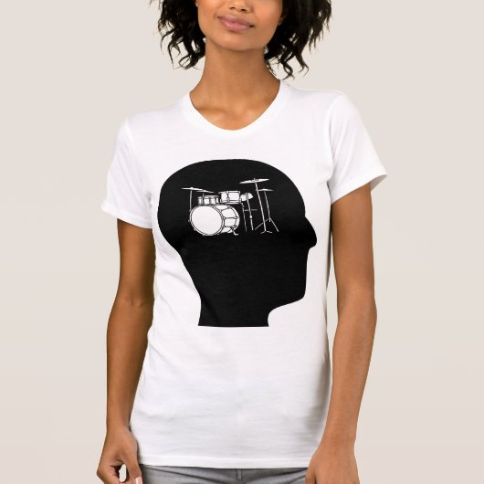 ドラムについて考えること Tシャツ (正面)
