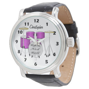 ドラムのみ名前を追加 腕時計