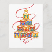 ドラムのクリスマスエンクロージャカードツリー エンクロージャーカード (正面)