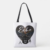 ドラムのドラマーの敗北-ハートからのエコー トートバッグ (裏面)