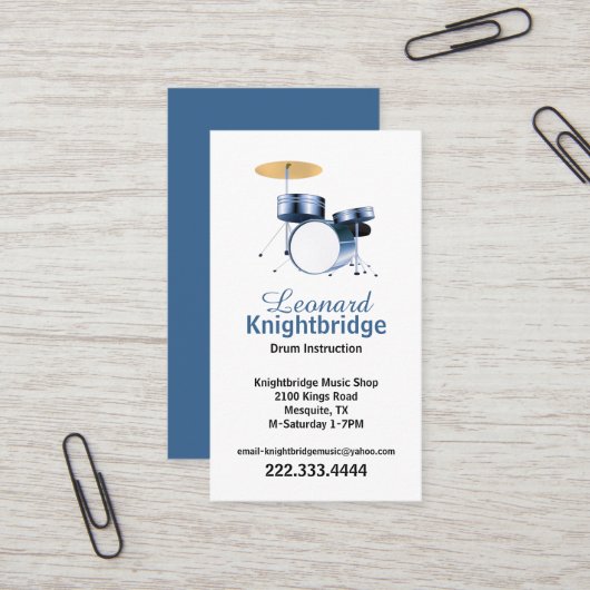ドラムの名刺 名刺 (正面/裏面インサイチュ)