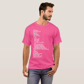 ドラムの堆積物ドラマーRll Tシャツ (正面フル)