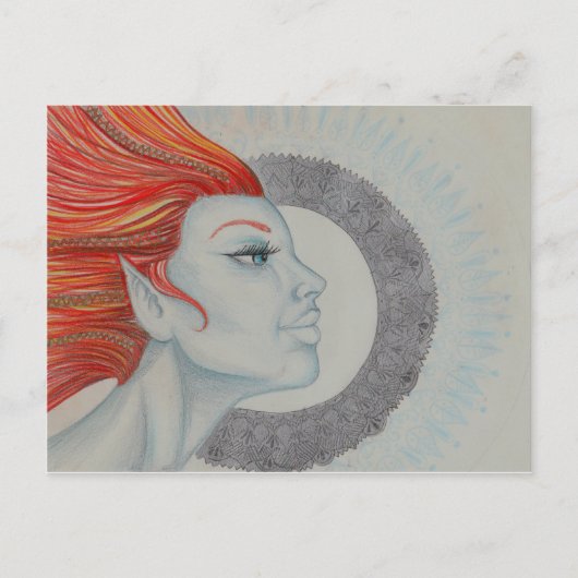 ドラムの女神 ポストカード (正面)