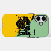 ドラムの打楽器 Case-Mate iPhoneケース (裏面 (横))