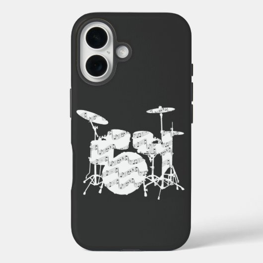 ドラムの打楽器 Case-Mate iPhoneケース (裏面)