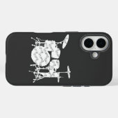 ドラムの打楽器 Case-Mate iPhoneケース (裏面 (横))