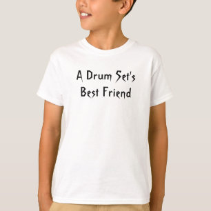 ドラムの最高の友達 音楽 引用 Tシャツ
