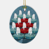 ドラムをたたいている12匹の猫… セラミックオーナメント (右)