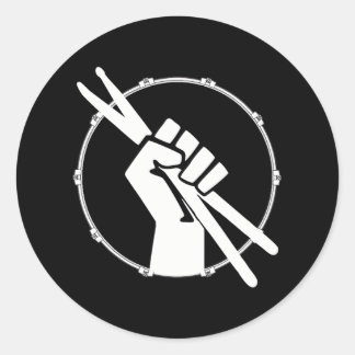 ドラムを愛するドラマーミュージシャン ラウンドシール