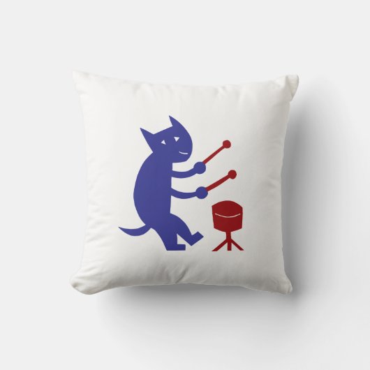 ドラムを遊ぶこと クッション (正面)