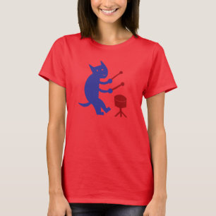 ドラムを遊ぶこと Tシャツ