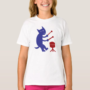 ドラムを遊ぶこと Tシャツ