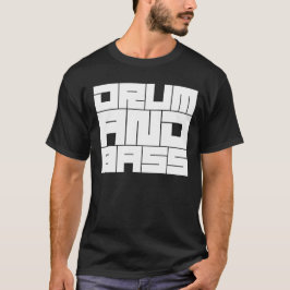 ドラムアンドベースロゴデザイン Tシャツ