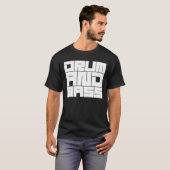 ドラムアンドベースロゴデザイン Tシャツ (正面フル)