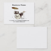 ドラムエレガントモダンレッスン 名刺 (正面/裏面)