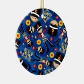 ドラムオーナメントを遊んでいるくるみ割りの兵士 セラミックオーナメント (右)