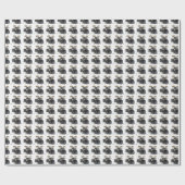 ドラムキットの包装紙 ラッピングペーパー (フラット)