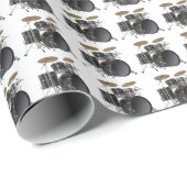 ドラムキットの包装紙 ラッピングペーパー (ロールコーナー)