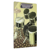 ドラムキットの高角の眺め クリップボード (右)