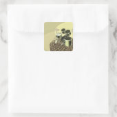 ドラムキットの高角の眺め スクエアシール (バッグ)