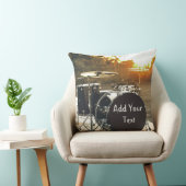 ドラムキットドラムロックパーソナライズカスタマイズ クッション (椅子)