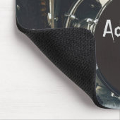 ドラムキットドラムロックパーソナライズカスタマイズ マウスパッド (コーナー)