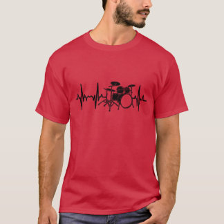 ドラムキットパルスライン フレンド Tシャツ