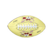 ドラムキット漫画イラストレーション アメリカンフットボール (正面)