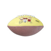 ドラムキット漫画イラストレーション アメリカンフットボール (回転90)