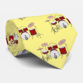 ドラムキット漫画イラストレーション ネクタイ (ロール)