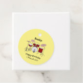 ドラムキット漫画イラストレーション フェイバータグ (インサイチュ)