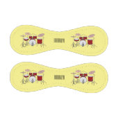 ドラムキット漫画イラストレーション 野球ボール (パネル)