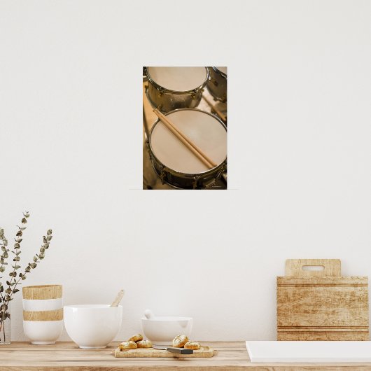 ドラムキット2 ポスター (キッチン)