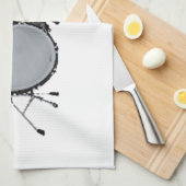 "ドラムキット"のデザインギフトおよびプロダクト キッチンタオル (四つ折り)