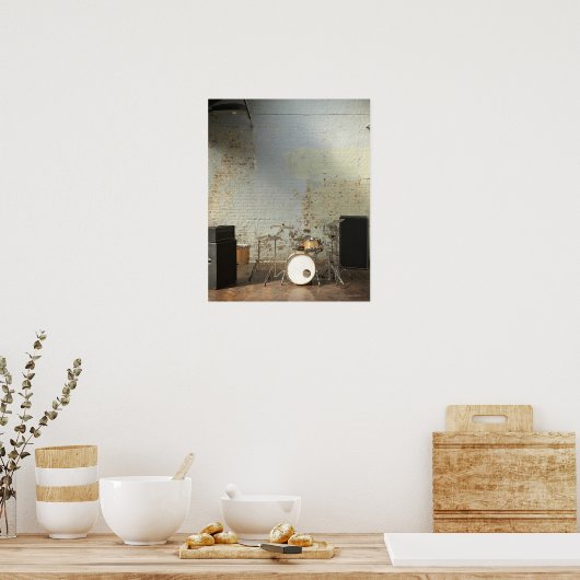 ドラムキット ポスター (キッチン)