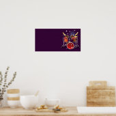 ドラムキット ポスター (キッチン)