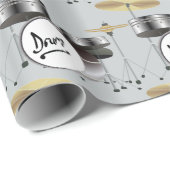 ドラムキット – ラッピング紙 ラッピングペーパー (ロールコーナー)