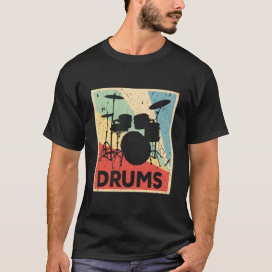 ドラムキット Tシャツ (正面)
