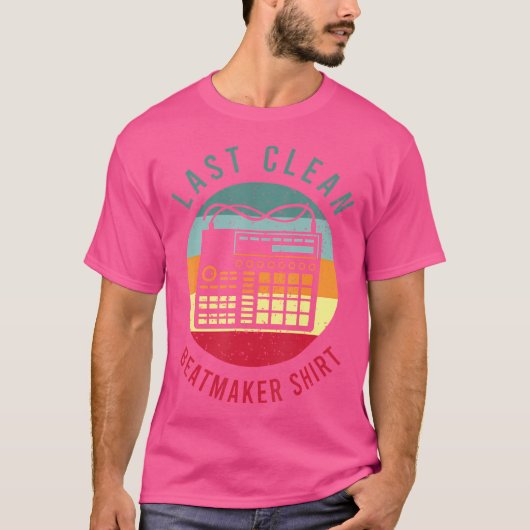 ドラムクールマシンの愛好家のためのビートメーカーの衣装 Tシャツ (正面)