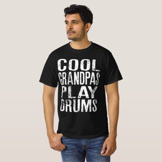 ドラムクールマーの遊ドおもしろいラム Tシャツ (正面フル)