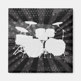 ドラムグランジブラックバースト マグネット