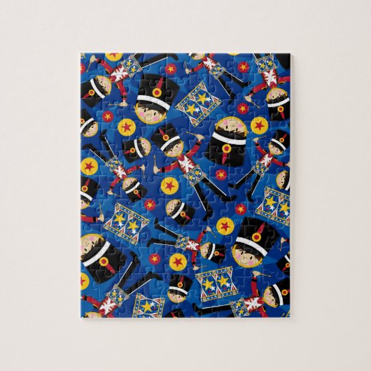 ドラムジグソーパズルを遊んでいるくるみ割りの兵士 ジグソーパズル (縦)