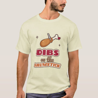 ドラムスティックは私のもの 面白いサンクスギビングの七面鳥 Tシャツ