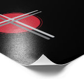 ドラムスティッククロスドラムドラム フォトプリント            (角)