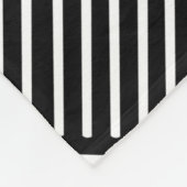 ドラムスティック十字型ブラック フリースブランケット (角)