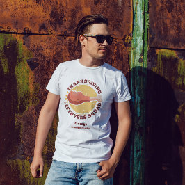 ドラムスティック感謝祭レフトバーズチーム Tシャツ