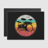 ドラムズドラマーバンドドランプセットレトロヴィンテージ (正面/裏面)