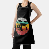 ドラムズドラマーバンドドランプセットレトロヴィンテージ エプロン (インサイチュ)