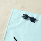 ドラムズミュージックデザインブルー ビーチタオル (インサイチュ)