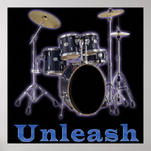 ドラムセットのポスター・アート ポスター (正面)